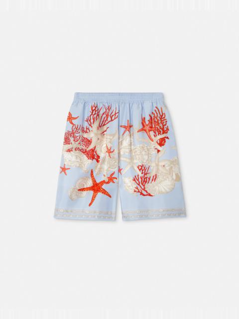 VERSACE Barocco Sea Silk Shorts