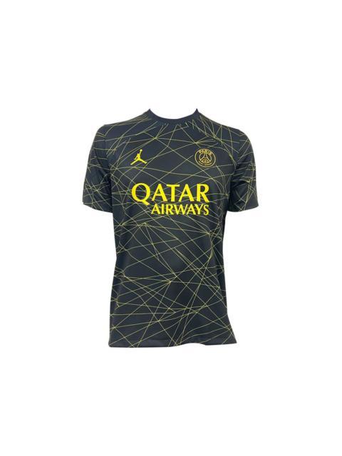Jordan Jordan Paris Saint-Germain 2023/24 Stadium Force Jersey Black/Tour Yellow