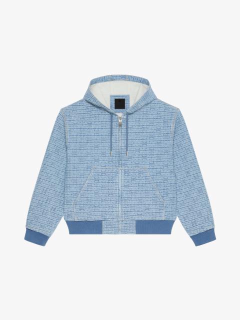 Givenchy HOODIE IN 4G DENIM