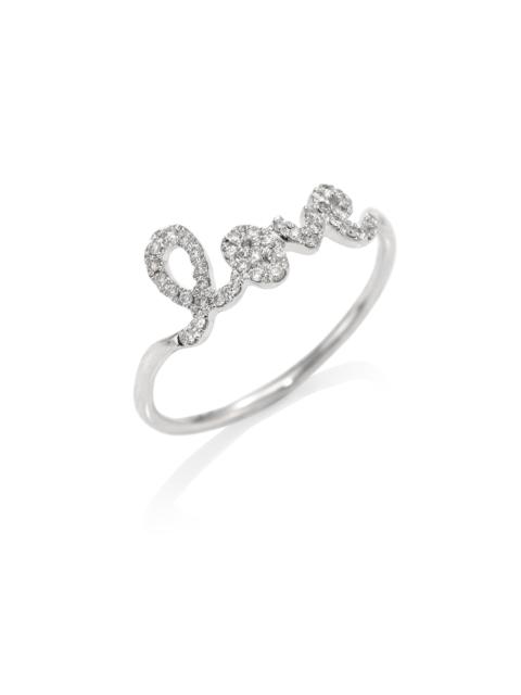 SYDNEY EVAN Women's Love Diamond & 14K Yellow Gold Ring - White Gold