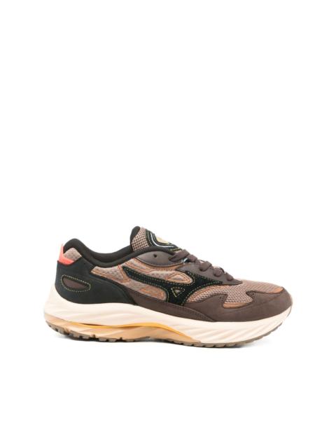 Mizuno Wave Rider Β leather lace-up sneakers