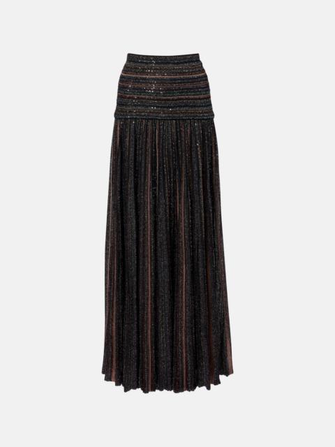 Missoni Sequined lamé maxi skirt
