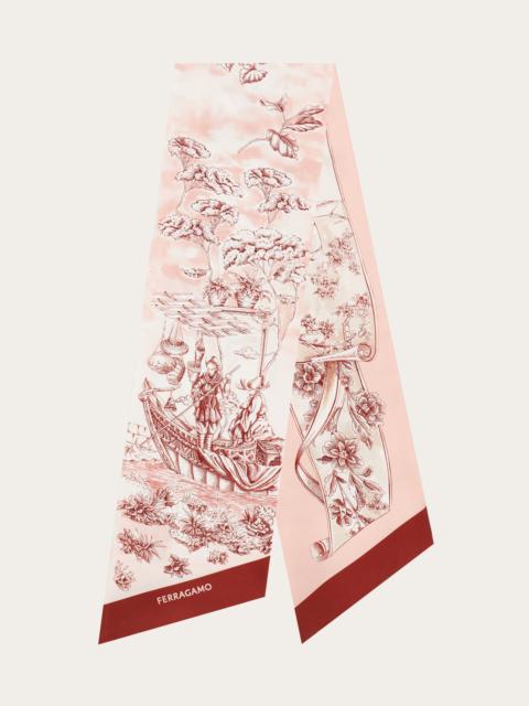 FERRAGAMO Ethnic print silk bandeau