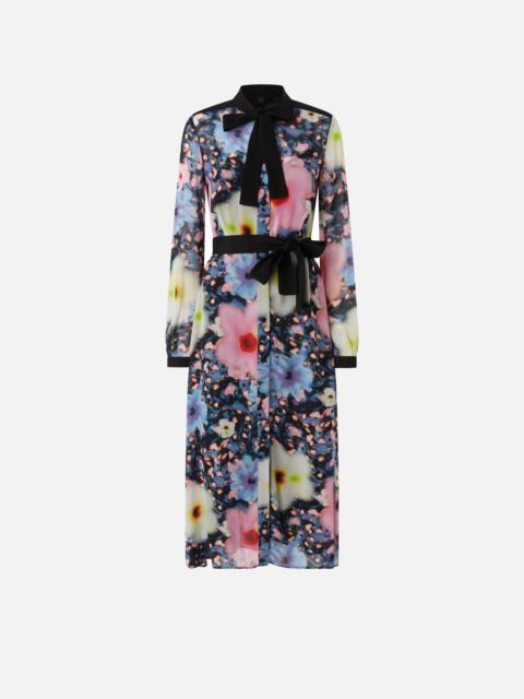 PINKO FLORAL SHIRT DRESS