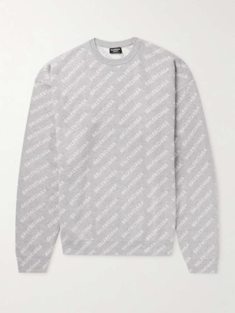 BALENCIAGA Logo-Jacquard Knitted Sweater
