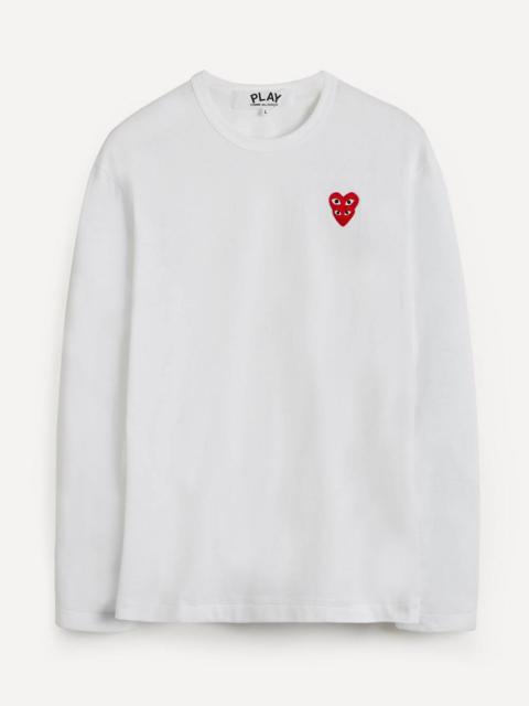 Comme des Garçons PLAY Heart Logo Patch Long-Sleeve T-Shirt