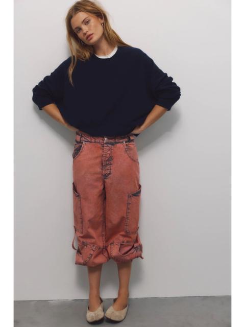 FREE PEOPLE We The Free Juniper Low-Rise Crop Pants
