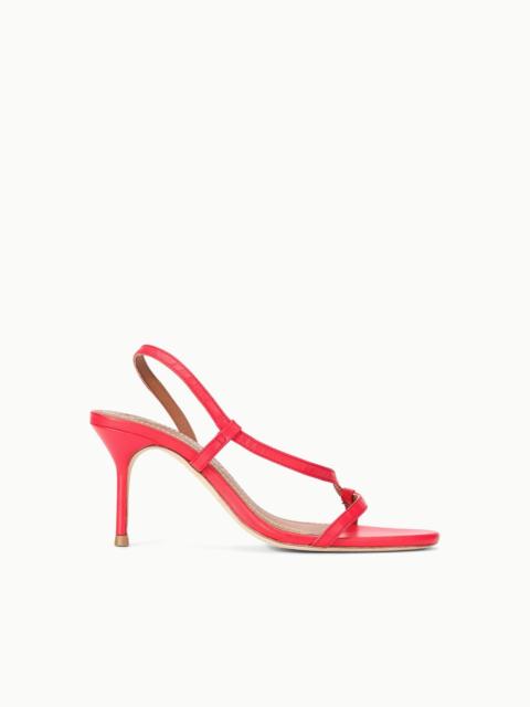 STAUD STAUD LOUDEN HEEL RED ROSE
