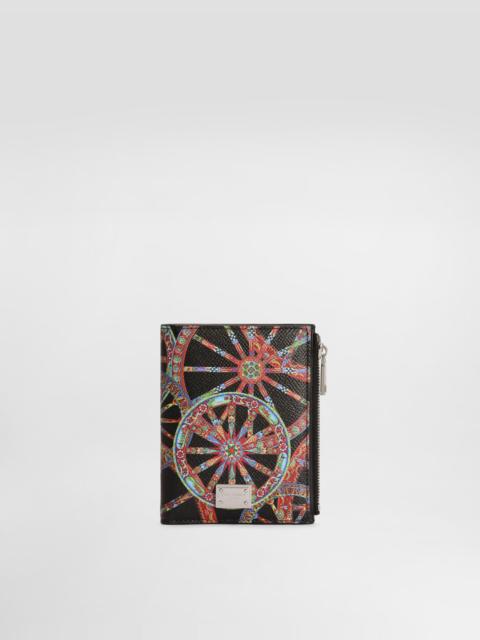 Dolce & Gabbana Carretto-print calfskin wallet