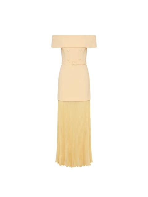 REBECCA VALLANCE Muriel Off The Shoulder Midi Dress