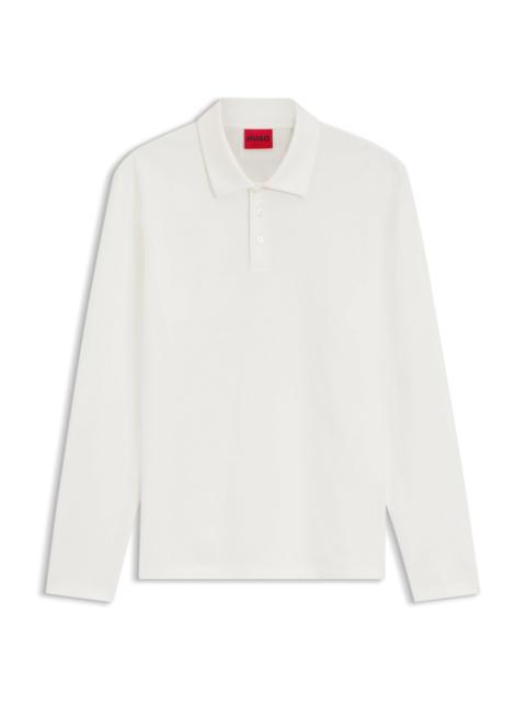 HUGO SLIM-FIT POLO SHIRT IN MERCERIZED COTTON