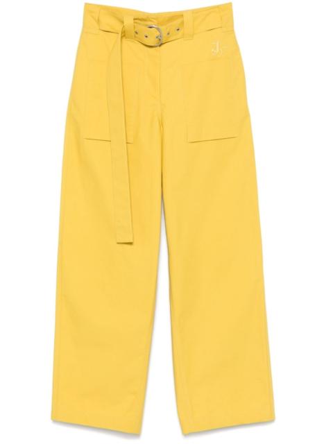 Jil Sander belted trousers