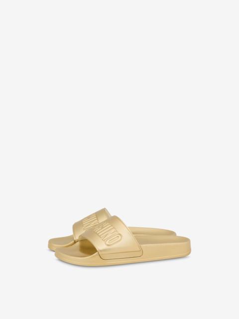 Moschino COATED POOL SLIDERS