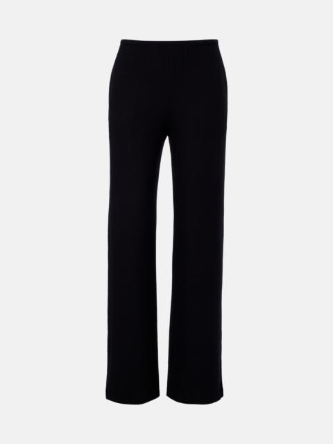 LESET Lauren jersey wide-leg pants