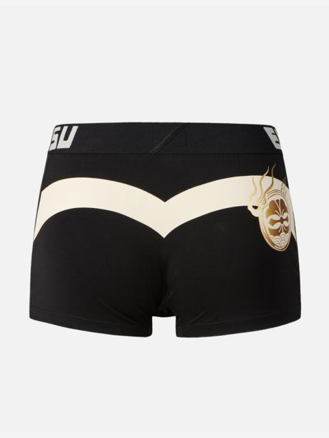 EVISU KAMON AND DAICOCK PRINT TRUNKS