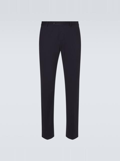 Brioni Pienza cotton-blend straight pants