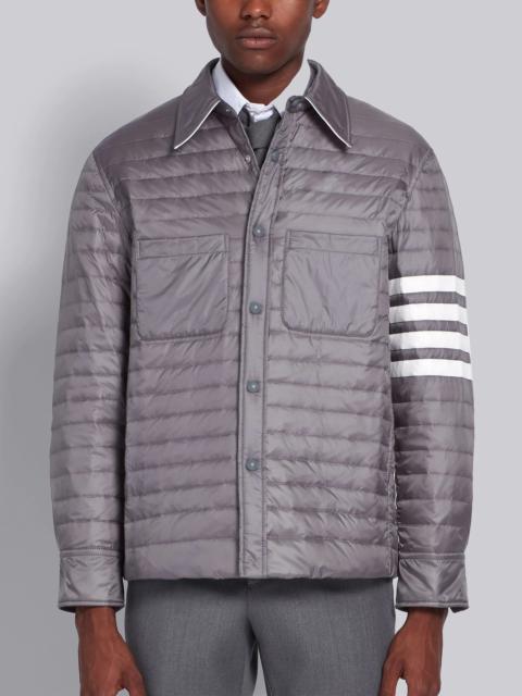 Medium Grey Down Fill 4-Bar Shirt Jacket