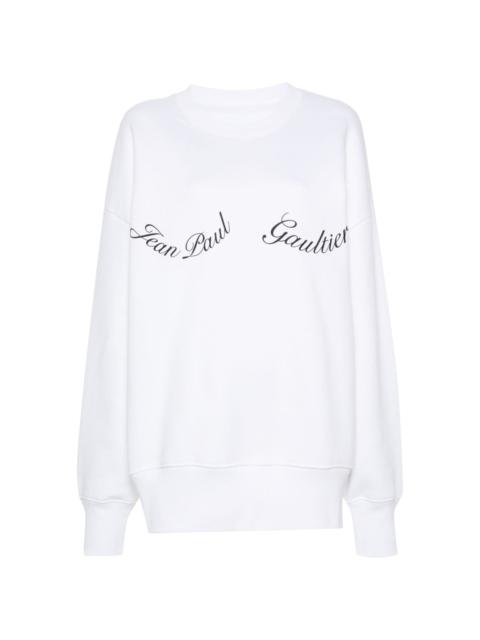 logo-appliquÃ© cotton sweatshirt