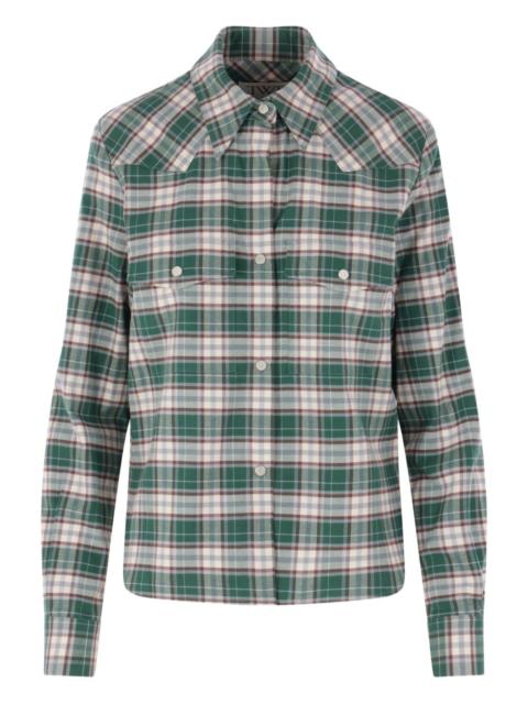 TWP check-pattern shirt