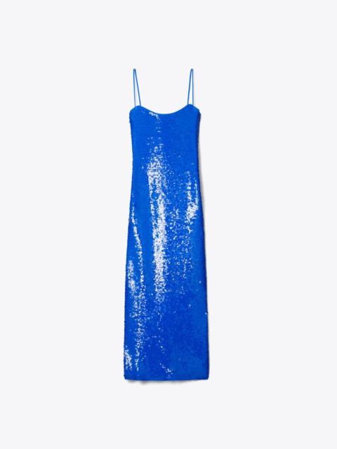 TORY BURCH Sequined Mesh Dress