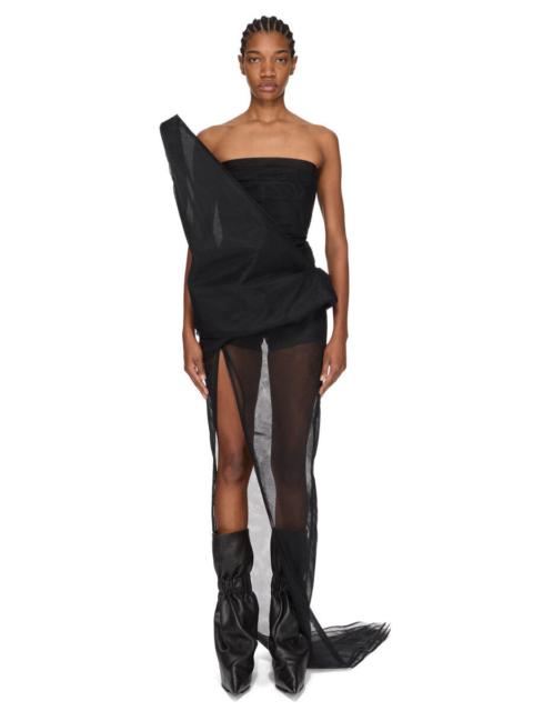 Rick Owens TEMPLE DRAPED SKIRT