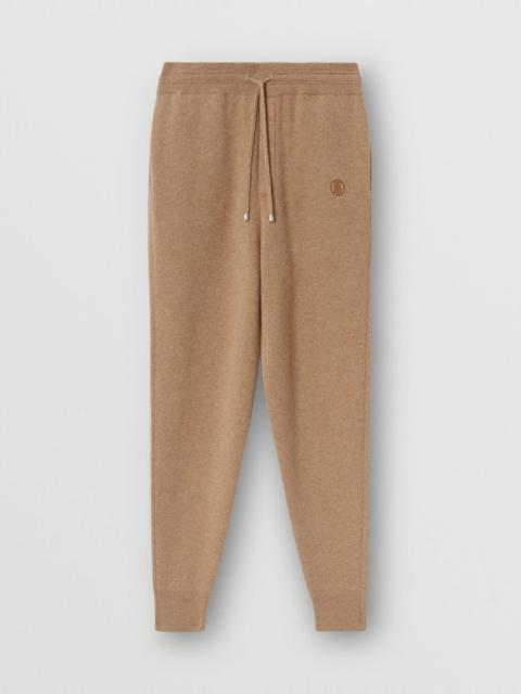 Burberry Monogram Motif Cashmere Blend Jogging Pants