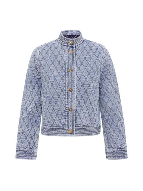Zimmermann INDRA DENIM QUILTED JACKET