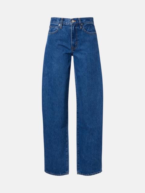SLVRLAKE Tess barrel-leg jeans