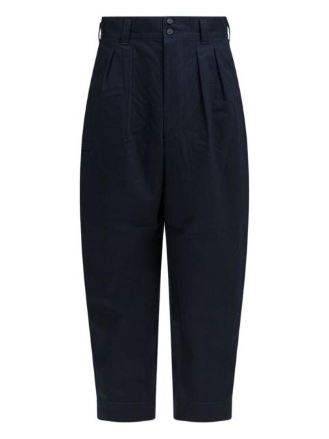 Comme des Garçons Homme button-fastening cotton trousers