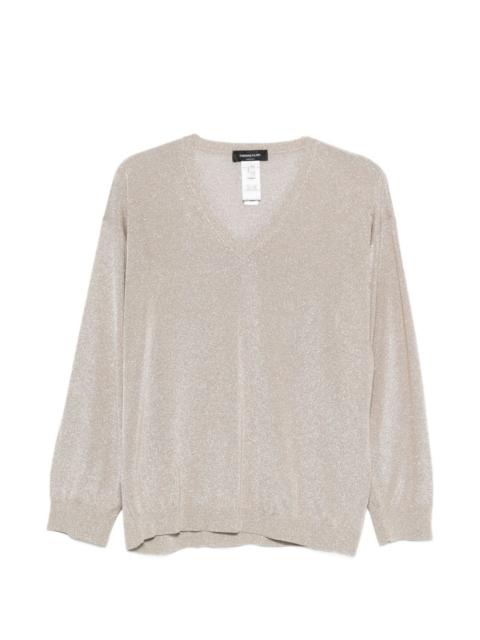 FABIANA FILIPPI V-neck long-sleeve sweater