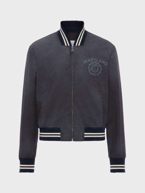 Maison Margiela Denim varsity caban jacket