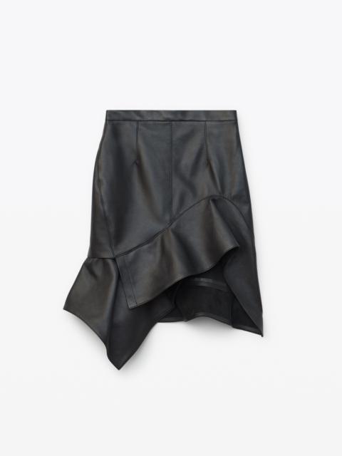 Alexander Wang DECONSTRUCTED RUFFLE MINI SKIRT