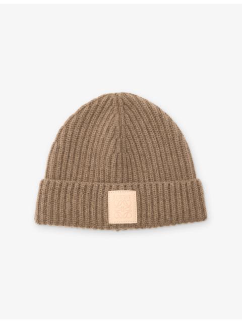 Loewe Logo-Patch Cashmere Beanie
