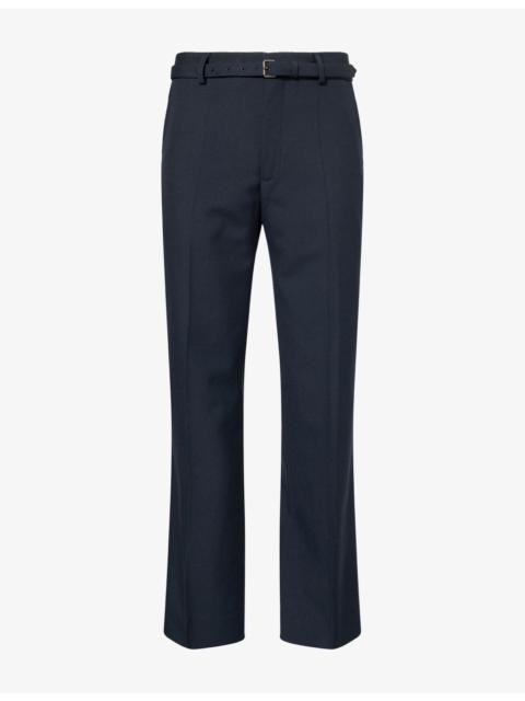 Dries Van Noten Preston Straight-Leg Wool Trousers