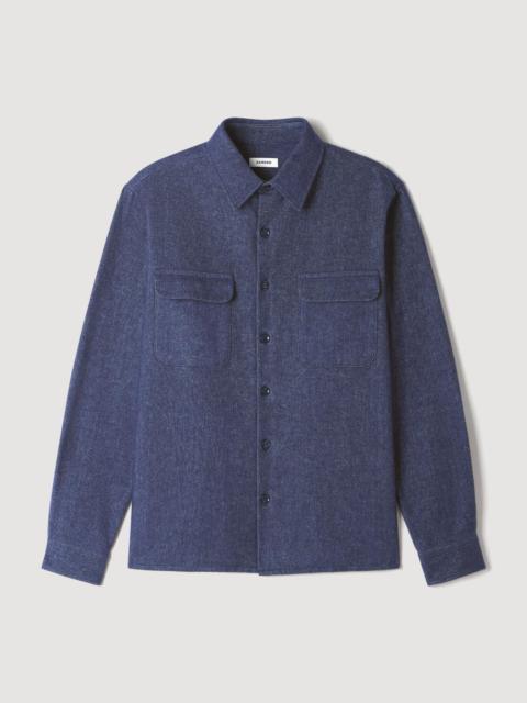 Sandro COTTON FLANNEL SHIRT
