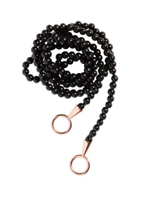 MARLA AARON Black Agate Strand Necklace - 16in