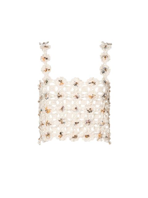 Agua by Agua Bendita Zilia Caracola Cropped Top