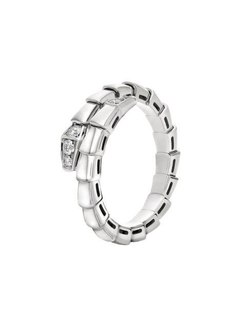 BVLGARI Women's Serpenti Viper 18K White Gold & 0.14 TCW Diamond Ring - White Gold