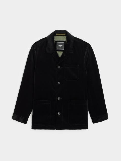 TODD SNYDER Italian Velvet Tailored Chore Coat