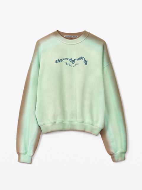 Alexander Wang FU DOG GRAPHIC PULLOVER IN TERRY