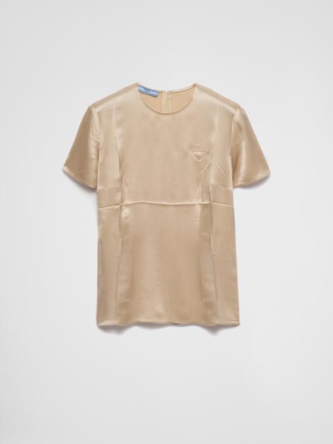 Prada Satin crepe top