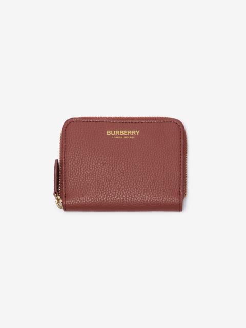 Burberry Small Leather Zip Wallet