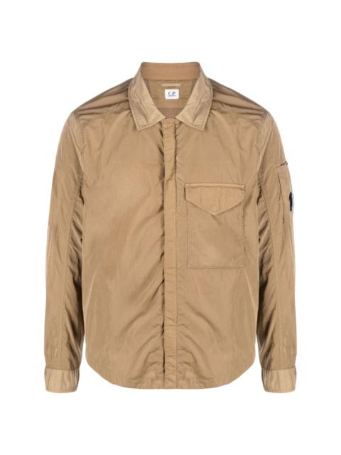 concealed-fastening shirt jacket