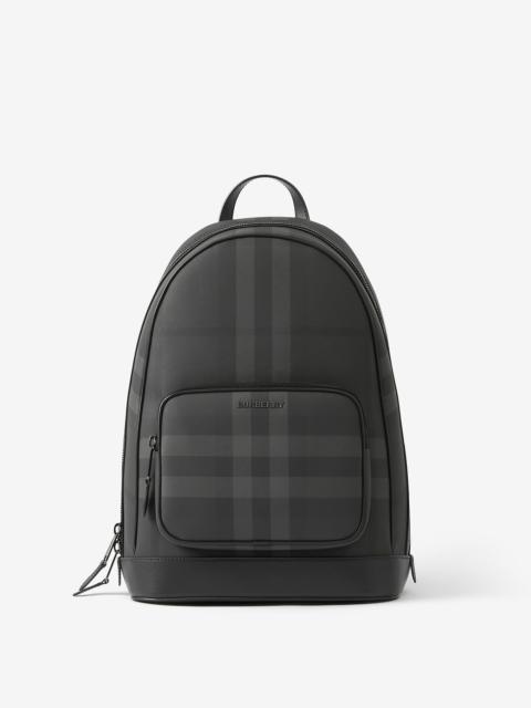 Burberry Charcoal Check Rocco Backpack