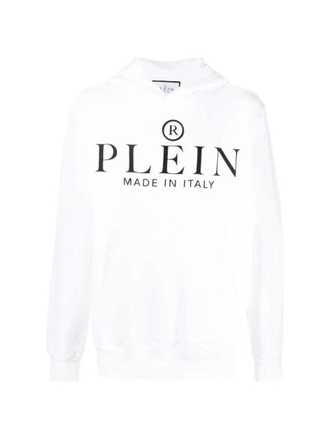 PHILIPP PLEIN logo-print pullover hoodie