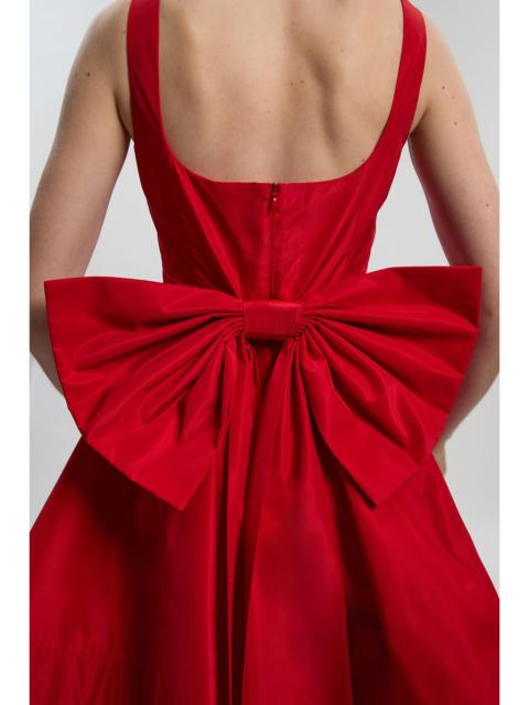 KAREN MILLEN Drama Taffeta Full Skirt Woven Mini Dress
