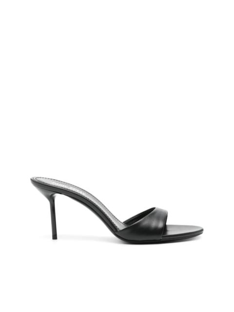 80mm leather sandals