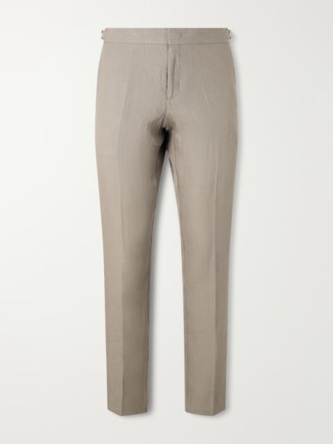 ORLEBAR BROWN Griffon Straight-Leg Linen Trousers