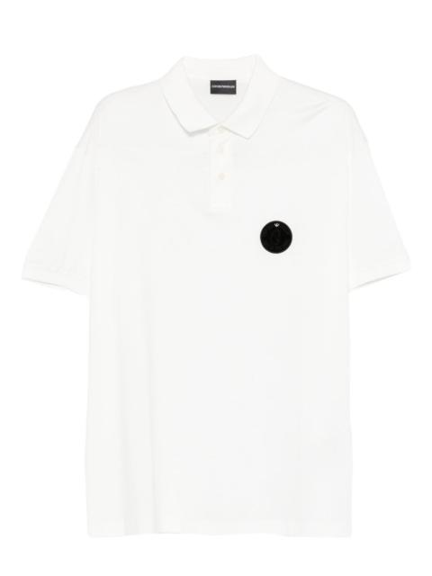 EMPORIO ARMANI appliqué polo shirt