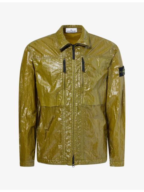Stone Island Lucido Garment-Dyed Nylon Jacket